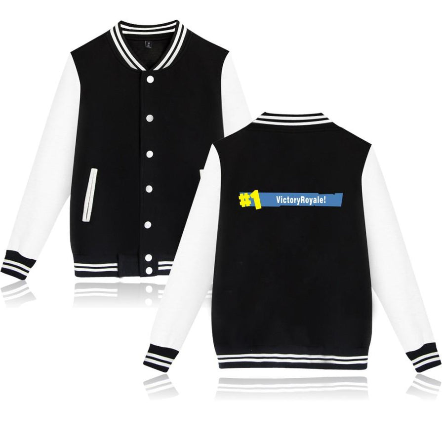 Fortnite Solid Casual Bomber Jacket