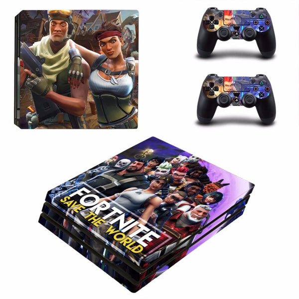 Fortnite Playstation 4 Console Wrap (Console and  2+ Controllers)