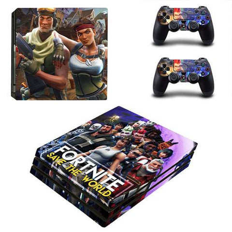 Fortnite Playstation 4 Console Wrap (Console and  2+ Controllers)