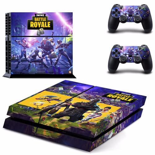 Fortnite Sticker Decal Sony Playstation 4 (Console and 2 Controllers)